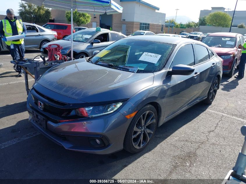 2019 Honda Civic Sport VIN: 2HGFC2F85KH502870 Lot: 39356725