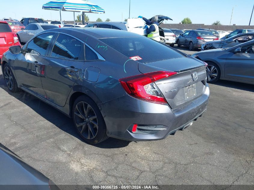 2019 Honda Civic Sport VIN: 2HGFC2F85KH502870 Lot: 39356725