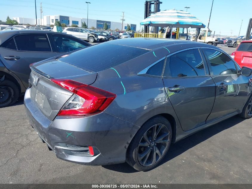 2019 Honda Civic Sport VIN: 2HGFC2F85KH502870 Lot: 39356725