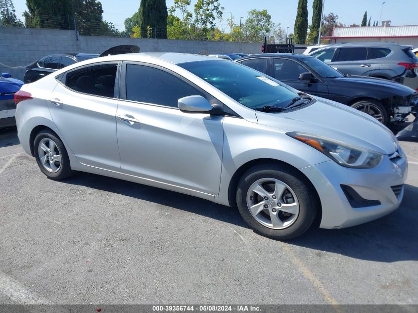 2015 Hyundai Elantra Se VIN: 5NPDH4AE0FH572144 Lot: 39356744