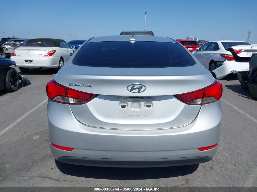 2015 Hyundai Elantra Se VIN: 5NPDH4AE0FH572144 Lot: 39356744