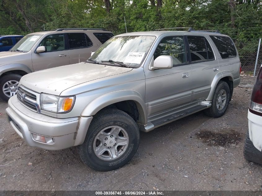 2000 Toyota 4Runner Limited V6 VIN: JT3HN87R0Y0295835 Lot: 39356745