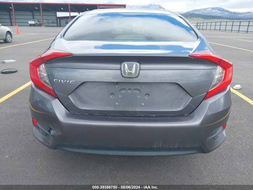 2016 Honda Civic Ex VIN: 19XFC2F71GE092562 Lot: 39356750