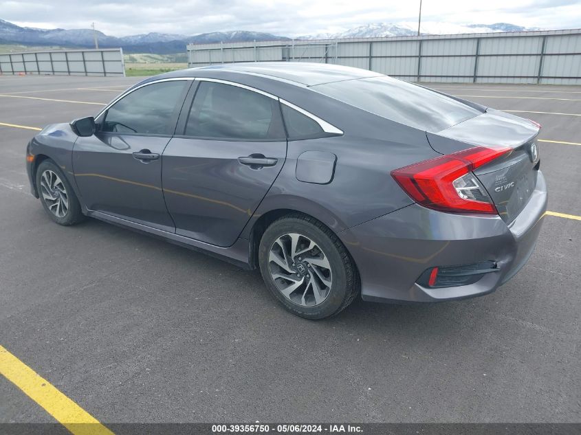 2016 Honda Civic Ex VIN: 19XFC2F71GE092562 Lot: 39356750