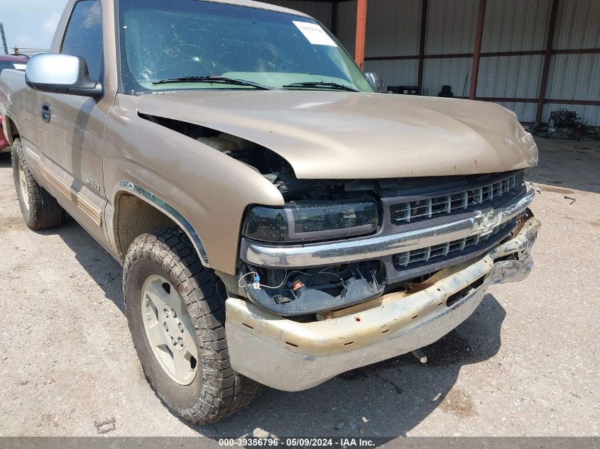 2001 Chevrolet Silverado 1500 Ls VIN: 1GCEK14T81Z110950 Lot: 39356796