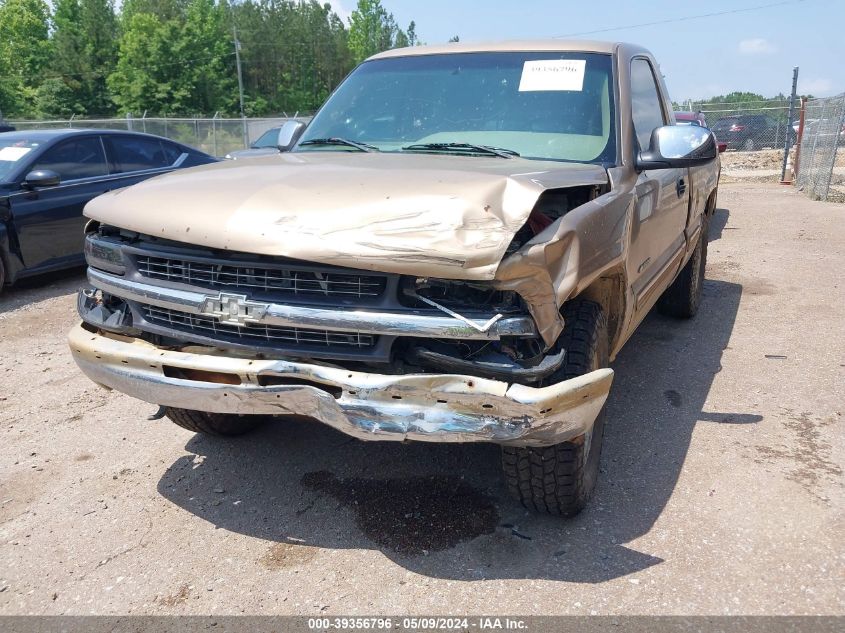 2001 Chevrolet Silverado 1500 Ls VIN: 1GCEK14T81Z110950 Lot: 39356796