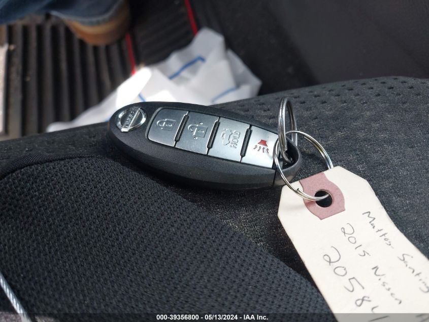 2015 Nissan Altima 2.5/2.5 S/2.5 Sl/2.5 Sv VIN: 1N4AL3AP3FN879732 Lot: 39356800