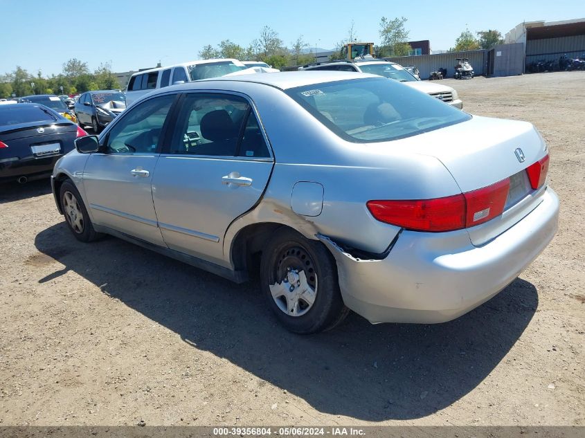 2005 Honda Accord 2.4 Lx VIN: 1HGCM55415A020898 Lot: 39356804