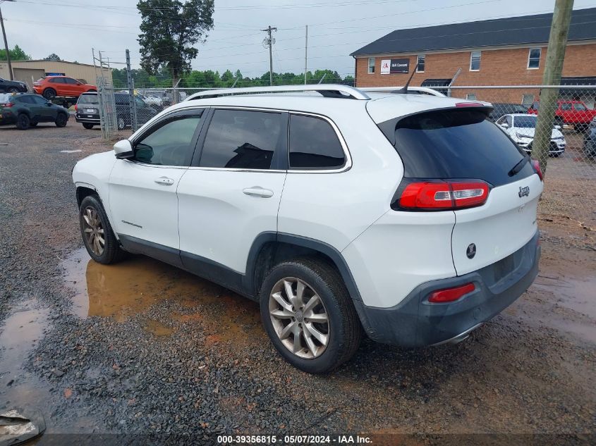 2014 Jeep Cherokee Limited VIN: 1C4PJLDS3EW143862 Lot: 39356815