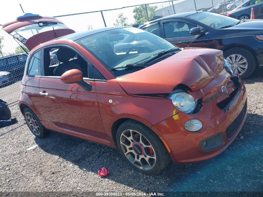 2012 Fiat 500 Sport VIN: 3C3CFFBR4CT228234 Lot: 39356823