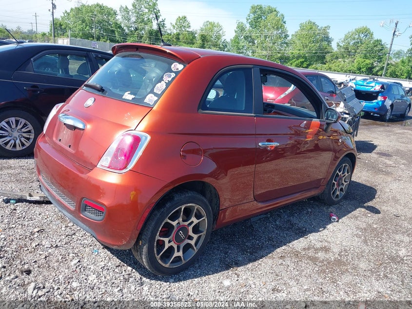2012 Fiat 500 Sport VIN: 3C3CFFBR4CT228234 Lot: 39356823