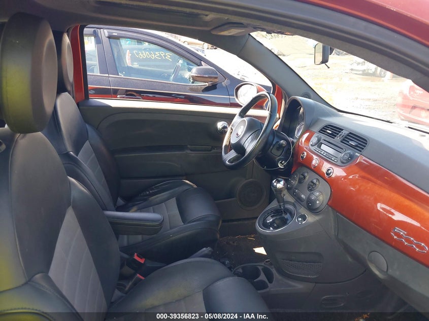 2012 Fiat 500 Sport VIN: 3C3CFFBR4CT228234 Lot: 39356823