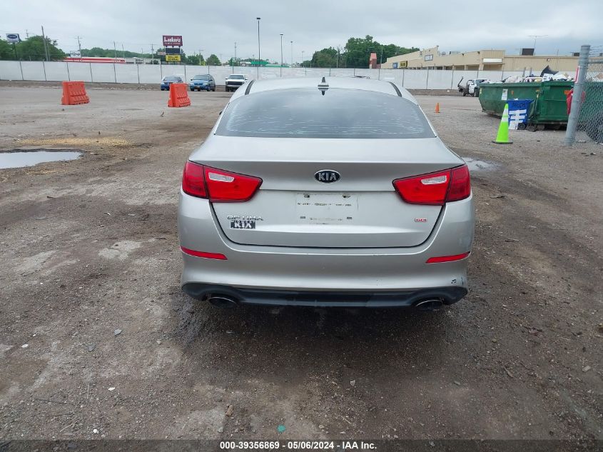 2015 Kia Optima Lx VIN: 5XXGM4A70FG400296 Lot: 39356869