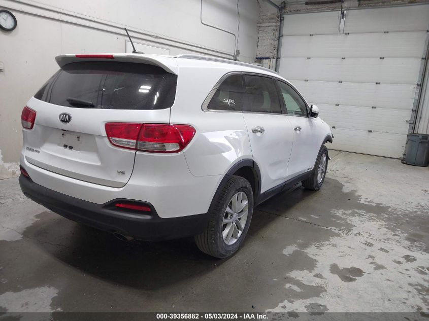 2016 Kia Sorento 3.3L Lx VIN: 5XYPGDA52GG141569 Lot: 39356882