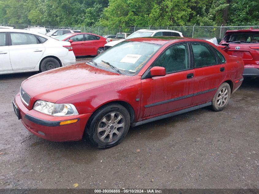 2001 Volvo S40 A/Sport Edition VIN: YV1VS29521F712593 Lot: 39356885