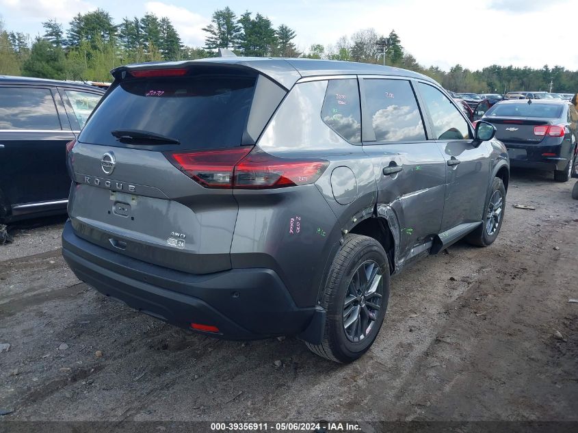 2021 Nissan Rogue S Intelligent Awd VIN: JN8AT3AB4MW209911 Lot: 39356911