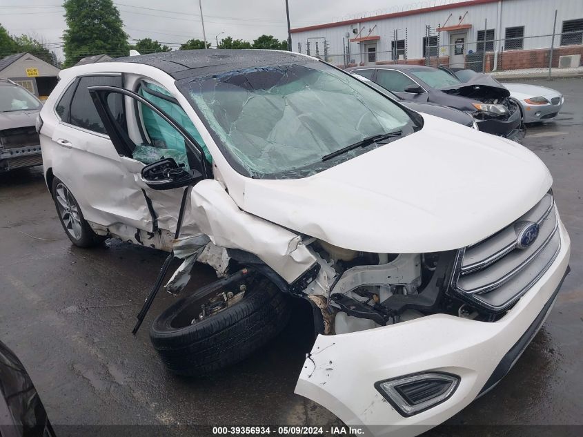 2017 Ford Edge Titanium VIN: 2FMPK4K98HBB81270 Lot: 39356934