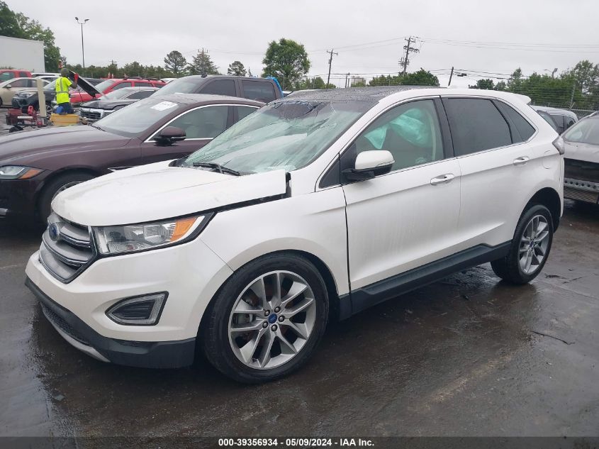 2017 Ford Edge Titanium VIN: 2FMPK4K98HBB81270 Lot: 39356934