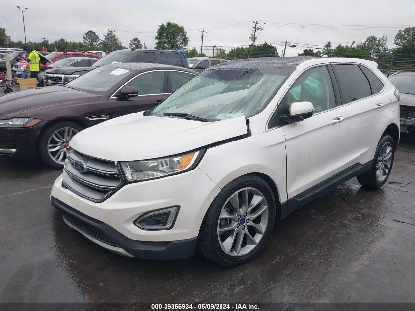 2017 Ford Edge Titanium VIN: 2FMPK4K98HBB81270 Lot: 39356934