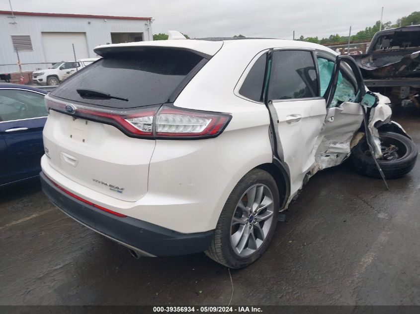 2017 Ford Edge Titanium VIN: 2FMPK4K98HBB81270 Lot: 39356934