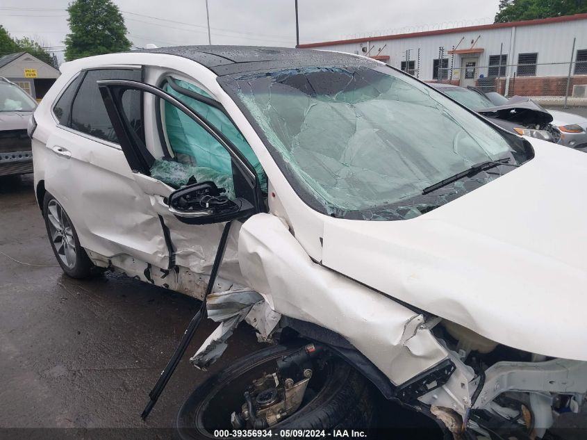 2017 Ford Edge Titanium VIN: 2FMPK4K98HBB81270 Lot: 39356934