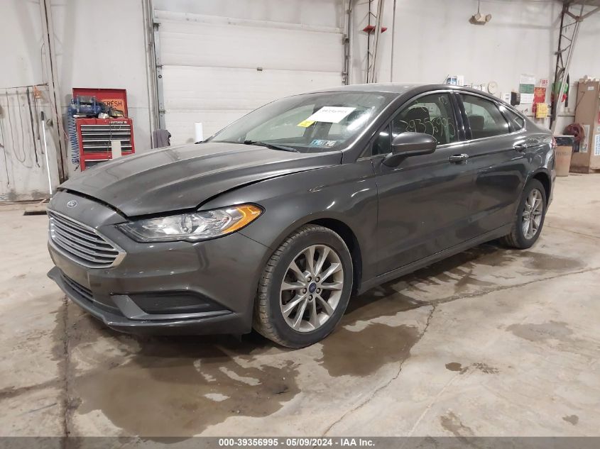 2017 Ford Fusion Se VIN: 3FA6P0H74HR298917 Lot: 39356995