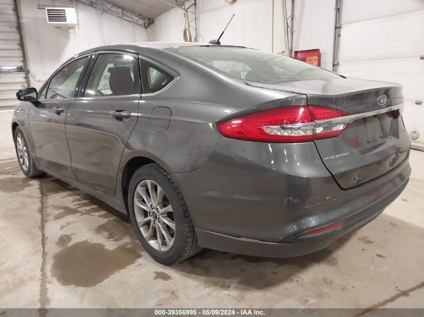 2017 Ford Fusion Se VIN: 3FA6P0H74HR298917 Lot: 39356995