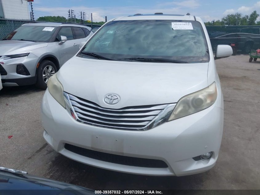 2011 Toyota Sienna Limited VIN: 5TDDK3DC5BS019466 Lot: 39357032