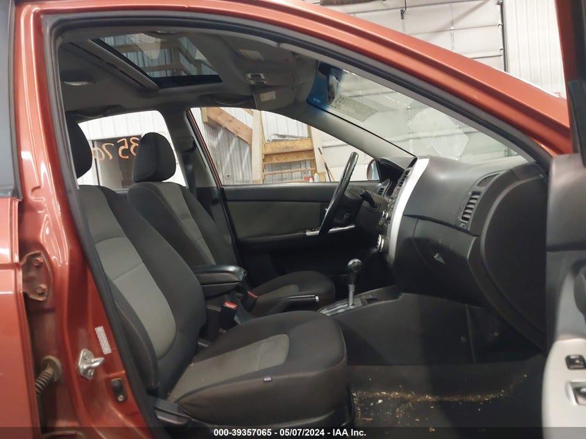 2009 Kia Spectra Sx VIN: KNAFE221995022699 Lot: 39357065