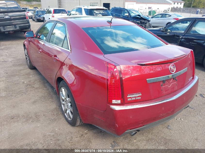 2008 Cadillac Cts Standard VIN: 1G6DT57V480194067 Lot: 39357074