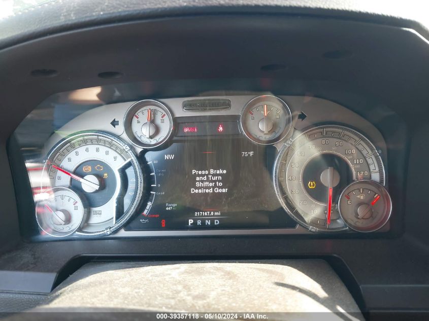 2013 Ram 1500 Laramie Longhorn Edition VIN: 1C6RR7PT4DS637965 Lot: 39357118