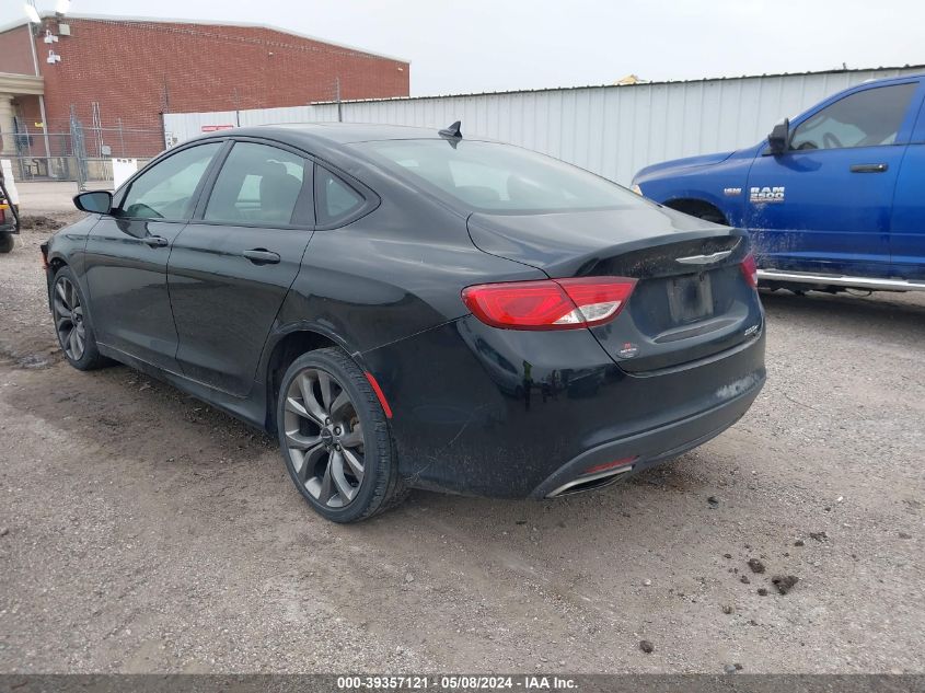 2015 Chrysler 200 S VIN: 1C3CCCBG2FN640999 Lot: 39357121