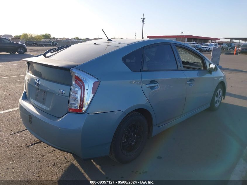 2012 Toyota Prius Two VIN: JTDKN3DU8C5486900 Lot: 39357127