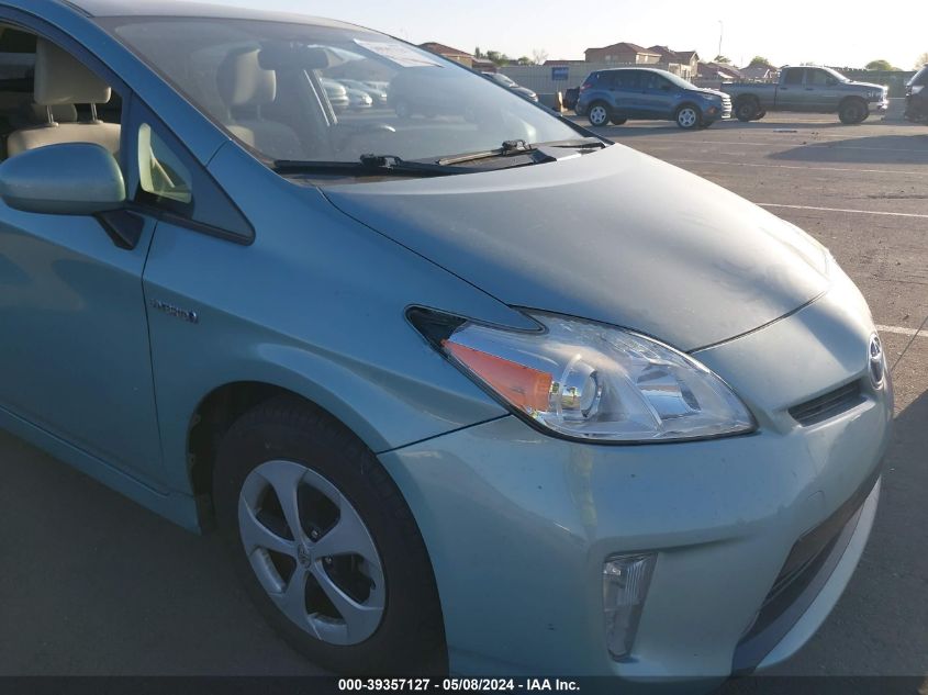 2012 Toyota Prius Two VIN: JTDKN3DU8C5486900 Lot: 39357127