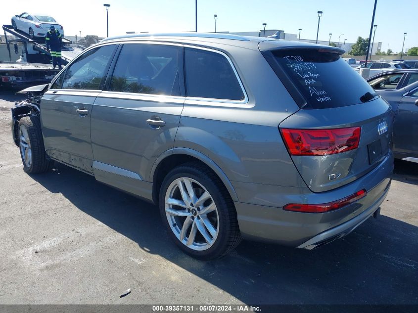 2017 Audi Q7 3.0T Premium VIN: WA1VAAF78HD048468 Lot: 39357131