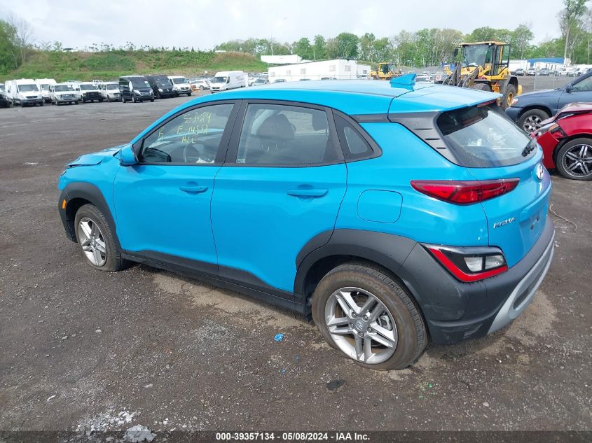 2022 Hyundai Kona Se VIN: KM8K2CAB2NU764447 Lot: 39357134