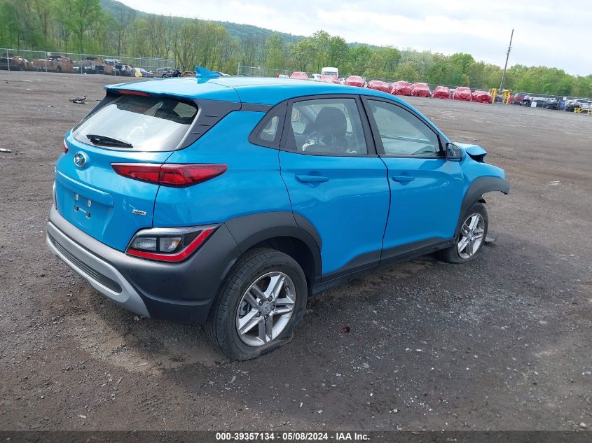 2022 Hyundai Kona Se VIN: KM8K2CAB2NU764447 Lot: 39357134