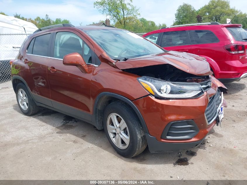 2019 Chevrolet Trax Lt VIN: 3GNCJLSB9KL276510 Lot: 39357136