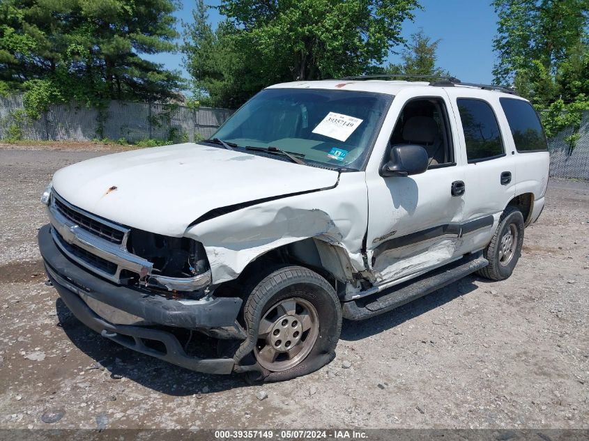 2002 Chevrolet Tahoe Ls VIN: 1GNEK13V42J236765 Lot: 39357149