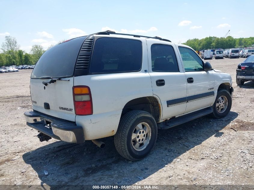 2002 Chevrolet Tahoe Ls VIN: 1GNEK13V42J236765 Lot: 39357149