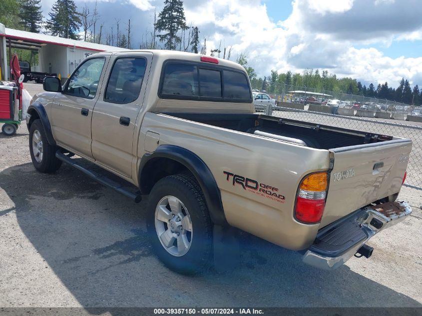 2003 Toyota Tacoma Prerunner V6 VIN: 5TEGN92N63Z243362 Lot: 39357150