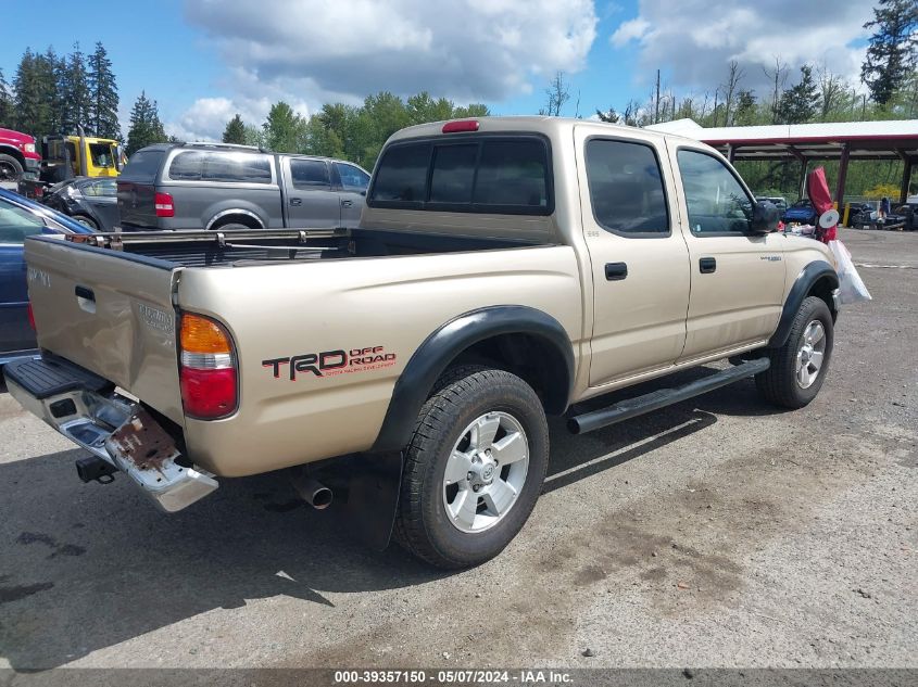 2003 Toyota Tacoma Prerunner V6 VIN: 5TEGN92N63Z243362 Lot: 39357150