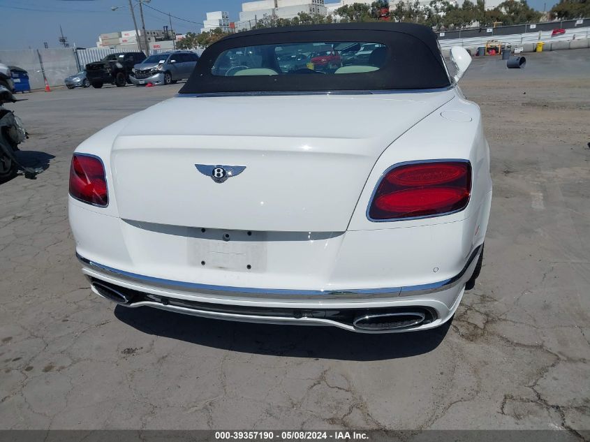 2016 Bentley Continental Gt Speed VIN: SCBGJ3ZA3GC053649 Lot: 39357190