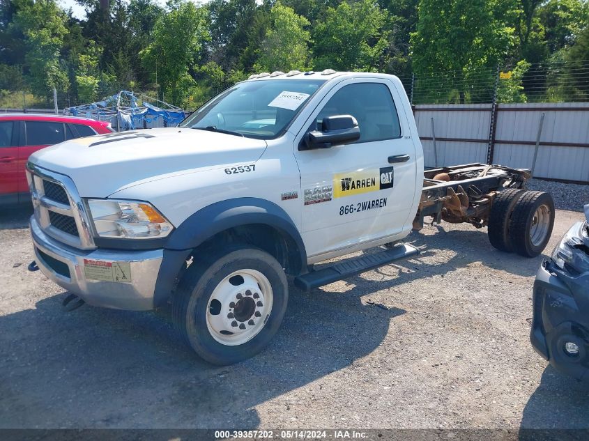 2016 Ram 5500 Chassis Tradesman/Slt VIN: 3C7WRMBJ2GG306980 Lot: 39357202