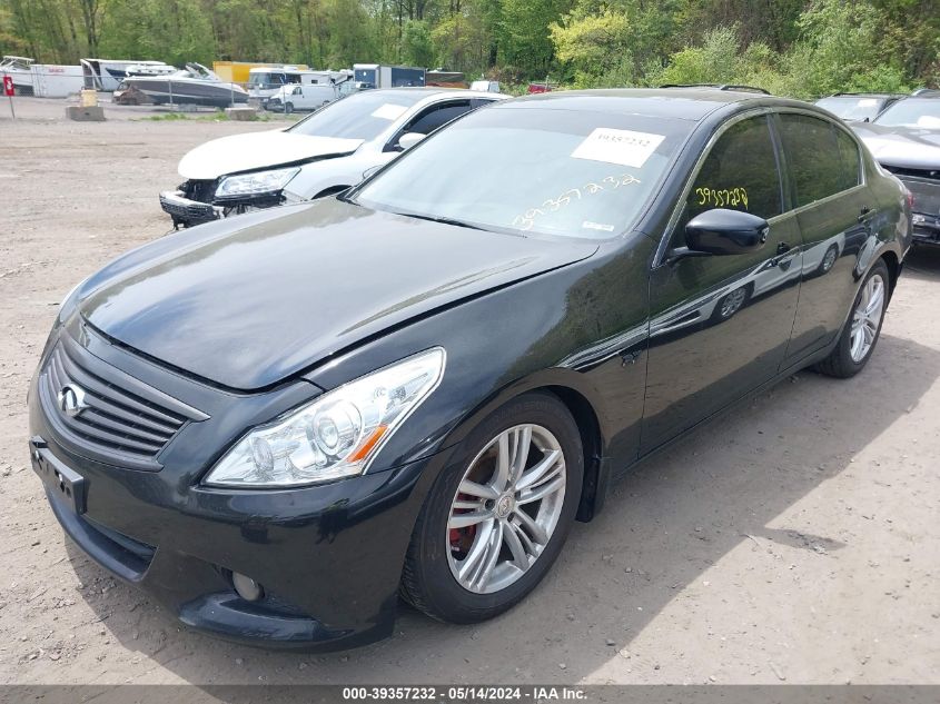 2013 Infiniti G37X VIN: JN1CV6AR4DM769827 Lot: 39357232