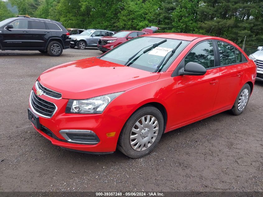 2015 Chevrolet Cruze Ls Auto VIN: 1G1PA5SH8F7269481 Lot: 39357248