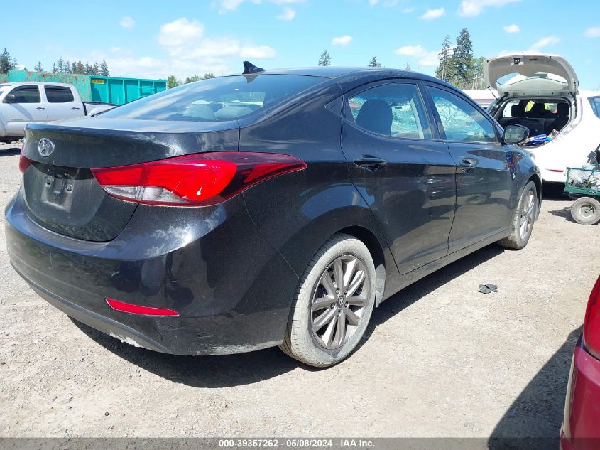 2015 Hyundai Elantra Se VIN: 5NPDH4AE7FH635059 Lot: 39357262