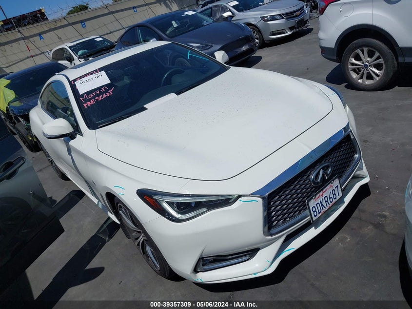 2018 Infiniti Q60 3.0T Luxe VIN: JN1EV7EK7JM342651 Lot: 39357309
