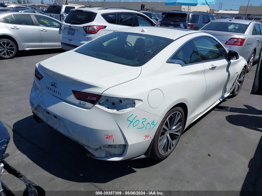 2018 Infiniti Q60 3.0T Luxe VIN: JN1EV7EK7JM342651 Lot: 39357309