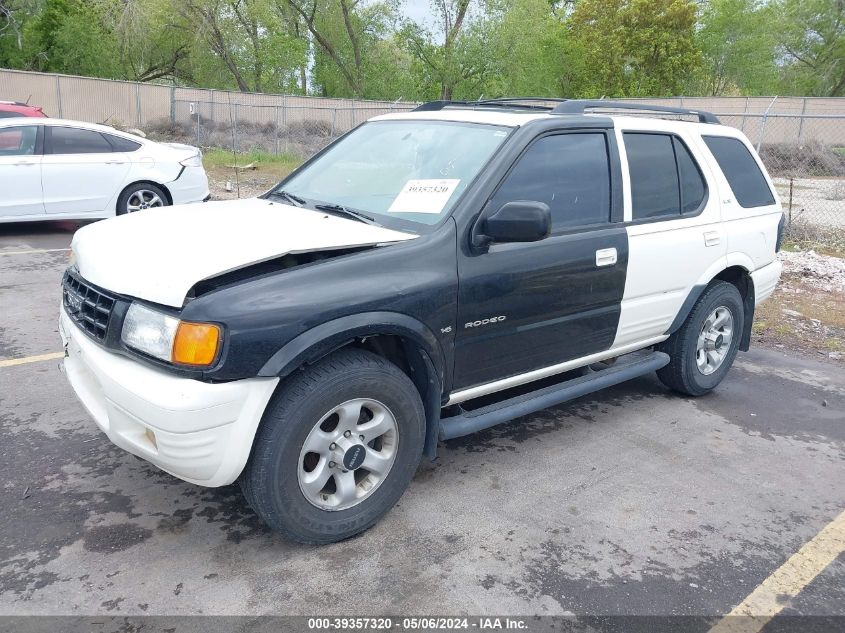 1998 Isuzu Rodeo Ls/S VIN: 4S2CM58W2W4316447 Lot: 39357320